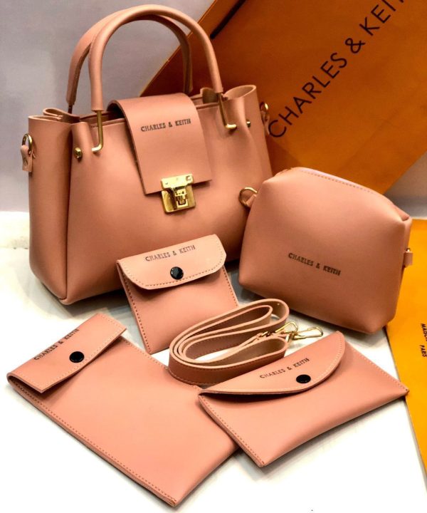 5 Pcs Shoulder Bag Set for Girls Charles &amp; Keith handbag