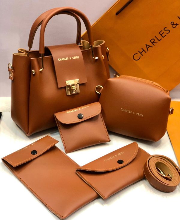 5 Pcs Shoulder Bag Set for Girls Charles &amp; Keith handbag