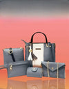 Synthetic Leather 5pcs Set Ladies Bag