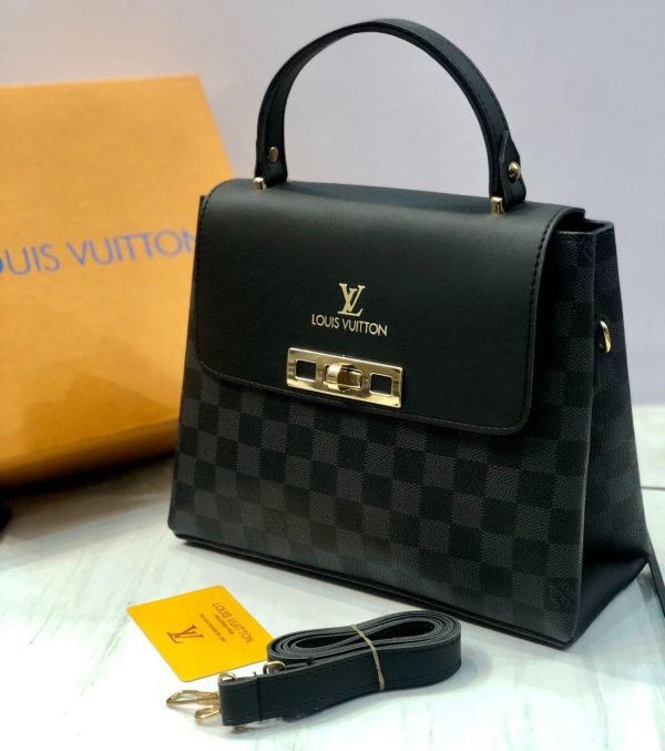 Louis Vuitton Bag With Metal Lock On Flap