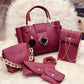 Charles and Kieth 5 Pcs Set Ladies Hand Bag