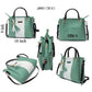 Synthetic Leather 5pcs Set Ladies Bag