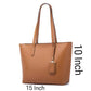 Synthetic Liza Leather 4 Piece Large Size Tote Bag With Mobile Wallet Cloud Bag and mini wallet