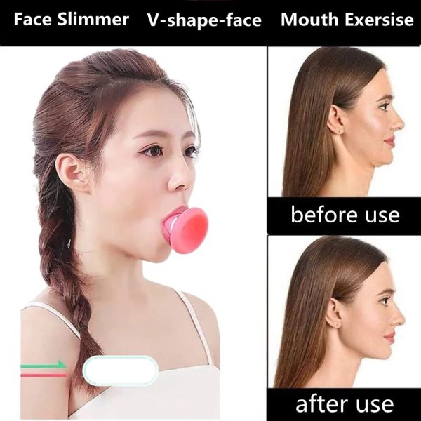 Face Exerciser, Facial Yoga for Skin Tighten Firm, Jaw Exerciser, Double Chin Breathing Exercise Device Jaw Face Slimmer