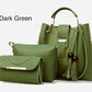 New Collection 3pcs set Soft Leather Hand bag