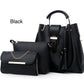 New Collection 3pcs set Soft Leather Hand bag