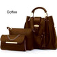 New Collection 3pcs set Soft Leather Hand bag